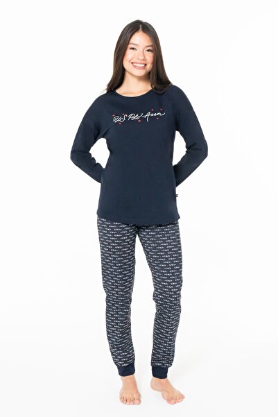 U.S. Polo Assn. U.S. Polo Assn. 20147 Set de pijamale pentru femei, cu mâneci...