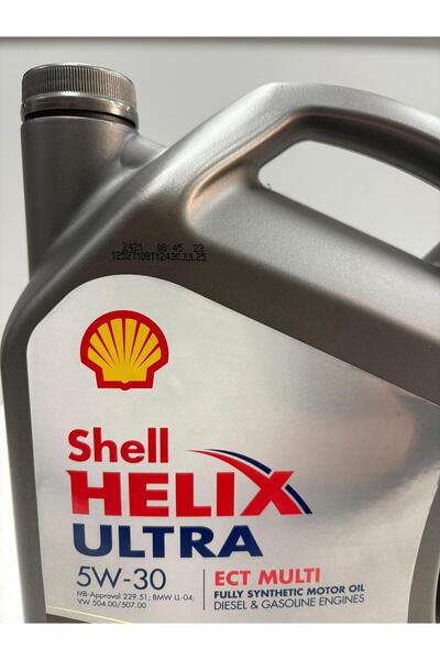SHELL Helix Ultra 5W30 ECT MULTİ 5L Motor Yağı (Üretim Tarihi 2025)