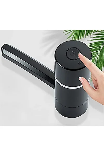 Biki Rechargeable Electric Water Pump for Dispensing Water from Bottles - Black