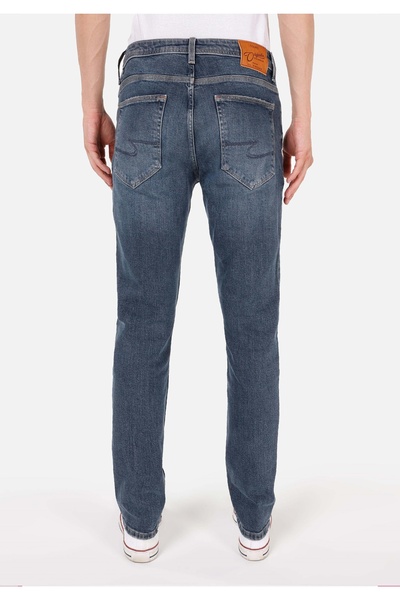 Colin's Straight Fit Düşük Bel Düz Paça Erkek İndigo Jean Pantolon