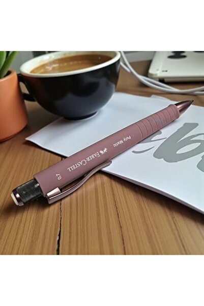 Faber قلم رصاص متعدد الاستخدامات من بوليماتيك بلون أحمر كلاريت ناعم