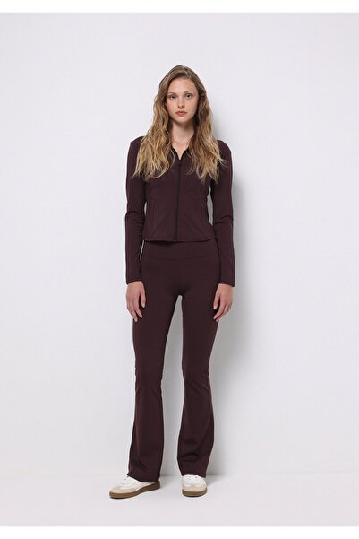 Colin's Γυναικείο πλεκτό κολάν σε μονόχρωμο μωβ