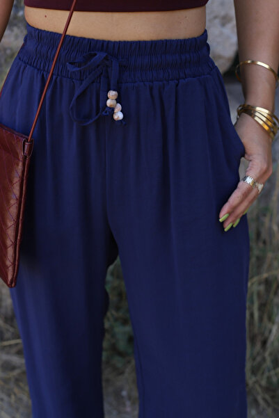 bytugcekaya Синій намисто ниткою Палаццо