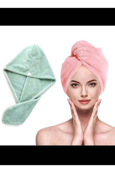Generic 1pc Women's Hair Drying Hat: Quick-Dry Microfiber Towel Cap Hat For S...