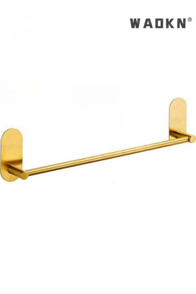 Generic (towel bar) - Self Adhesive 40cm Bathroom Towel Bar Brushed SUS 304 S...