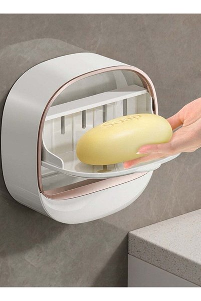 Generic Luxurious wall-mounted hole-free soap box