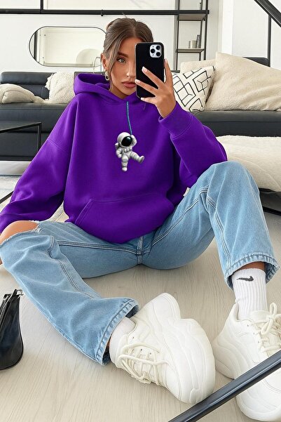 BENROMA سترة بقلنسوة للجنسين من أسترونوت