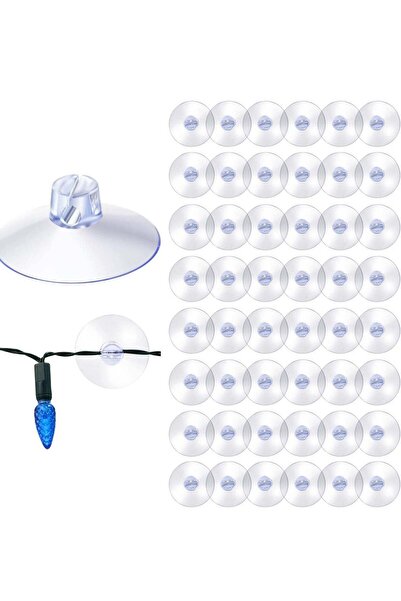 Generic Light Suction Cup Shower Caddy Large Heavy Strength Duty Clear Plastic Transparent Light String Min