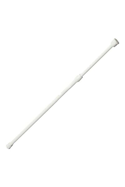 Generic Extendable Window Shower Hanging Curtain Rod White 60-110cm