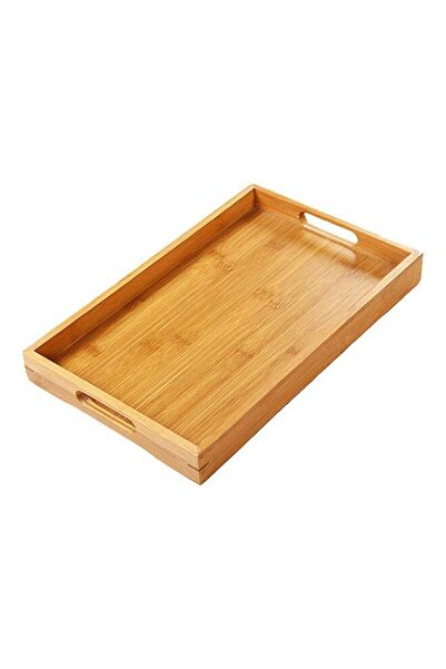 Generic Bathroom Serving Tray Brown 38 x 4.50 x 25cm