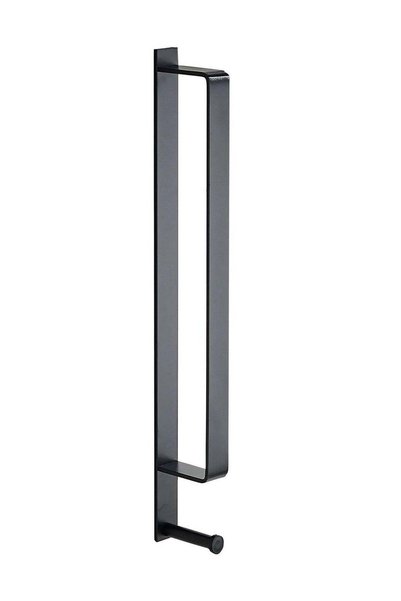 Generic Black Bedroom Self Adhesive Towel Bar, Modern Bathroom Mounted Stainl...