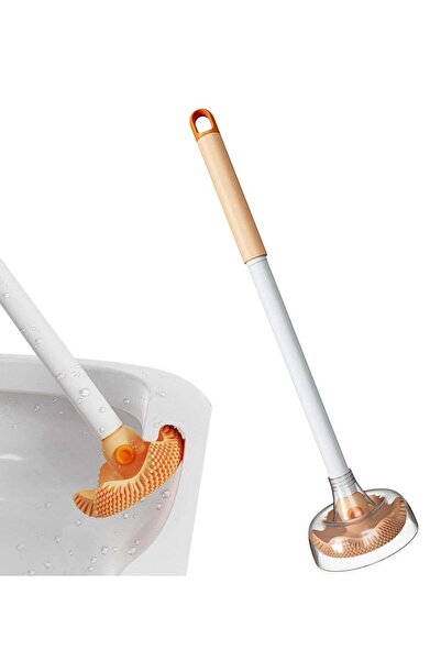 Generic SYOSI Toilet Brush Deep Cleaning Long Handle Bathroom Toilet Bowl Brushes Multifunctional Wall Moun