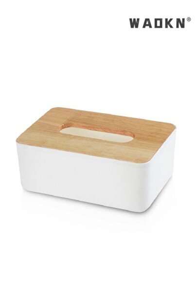 Generic Eco-friendly Solid Wood Multi-functional Living Room Tissue Box, Blen...