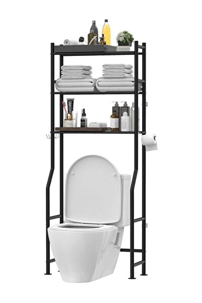 Generic Over Toilet Storage Shelf, 3-Tier Freestanding Over The Toilet Storag...