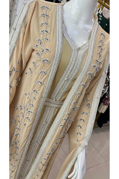 ONE WAY FASHION فستان ملكي من جزئين بلمسات يدوية دقيقة