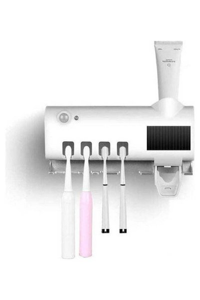 Generic Uv Toothbrush Sterilizer Solar Toothbrush Sanitizer Toothbrush Rack T...