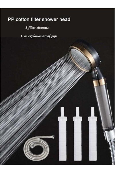 Generic PP Cotton Filter Shower Head, Water Purification, Pressurization and ...