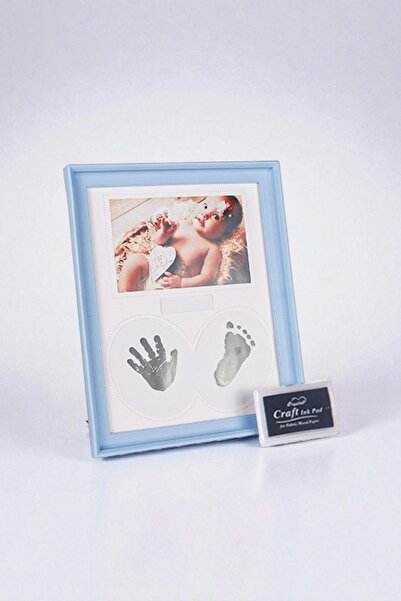 Gzl55 Bebek El ve Ayak İzi Fotoğraf Çerçevesi - 22x27cm