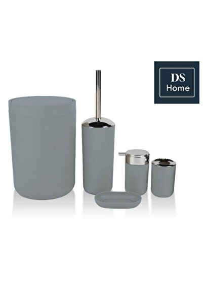 DS Home&Design طقم حمام مكون من 5 قطع ليندا مستديرة