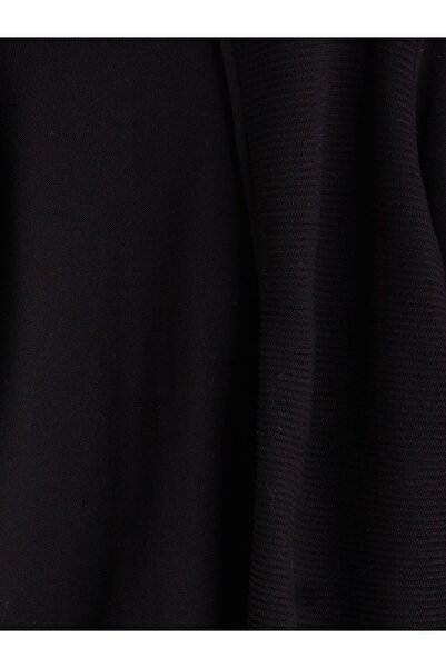 LC Waikiki Lcw Kids Stand Collar Textured Boys' Knitwear Cardigan