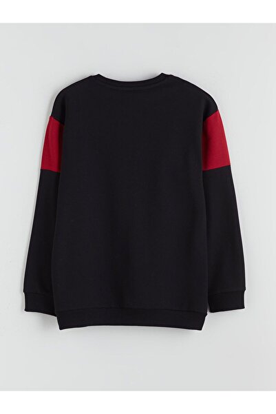 LC Waikiki LCW Kids Bisiklet Yaka Galatasaray Baskılı Erkek Çocuk Sweatshirt