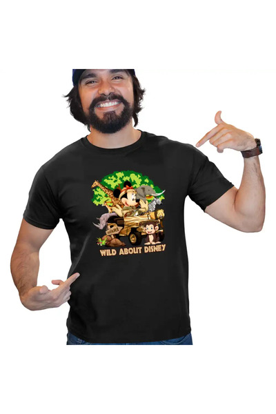 OEM Ανδρικό T-shirt Minnie Wild Disney Safari