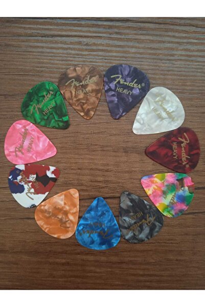 Master Music 10 Adet Heavy Sedefli Gitar Penası