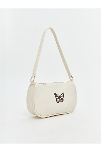 LC Waikiki LCW ACCESSORIES Kelebek Baskılı Kız Çocuk Baget Çanta