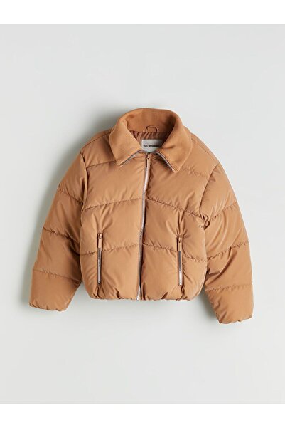 LC Waikiki LCW Kids guler ridicat Palton gonflabil pentru fete