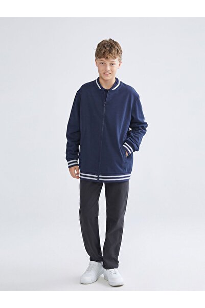 LC Waikiki Lcw Kids Basic Long Sleeve Boy's Cardigan