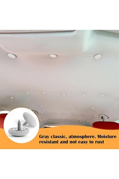 OEM Kit 90 caps for car ceiling repair, compatible with Audi, Opel, BMW, VW, easy to instal