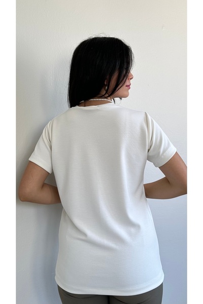 BELTICHA Women's Short Sleeve Flexible Crew Neck Comfortable Bodysuit