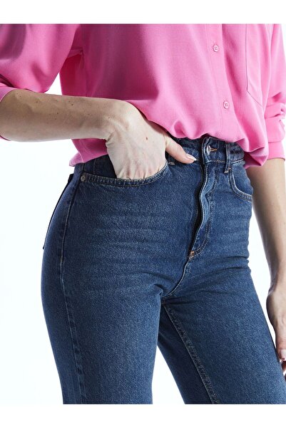 LC Waikiki Mom Fit Kadın Jean Pantolon
