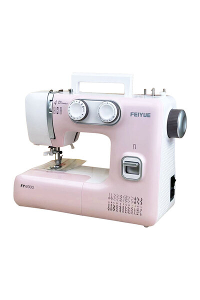 Feiyue FYe300 Home Sewing Machine 24 Stitch Pink with servo motor