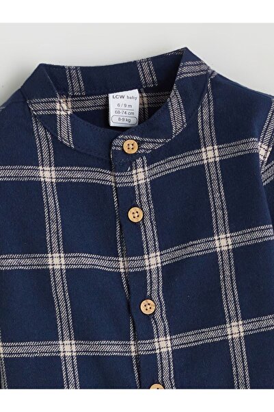 LC Waikiki Plaid Baby Boy Shirt and Pants 2 Pcs