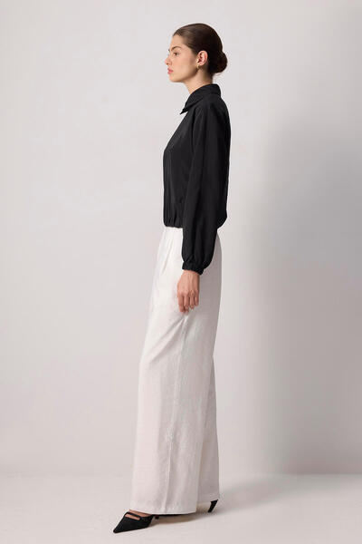 Touché Privé GÖMLEK YAKA KUPRA BLUZ