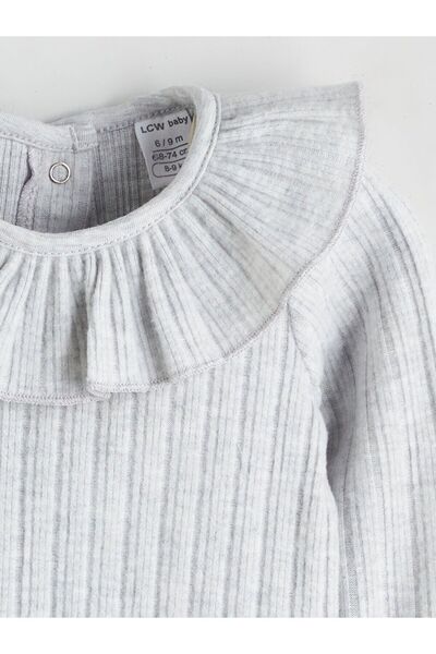 LC Waikiki Lcw Baby Crew Neck Baby Girl Blouse and Leggings 2-Pack