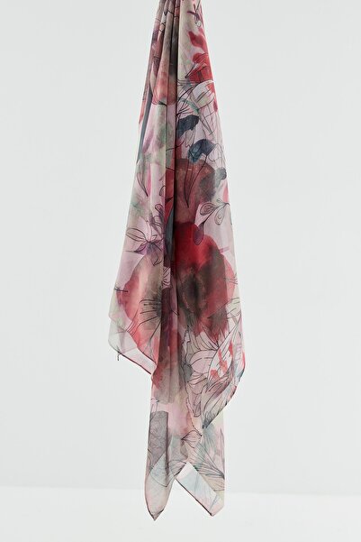 Modakaşmir Zambak Desen Aya Şal