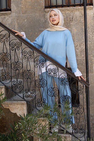 Şulemoda Giyim Πουκάμισο Truva με λεπτομέρεια Mercerized Suit Blue