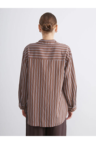 LC Waikiki Çizgili Kadın Gömlek Tunik
