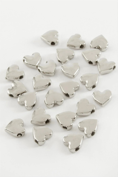 Eco Lounge Heart Metal Bracelet and Pendant Apparatus 1 Piece