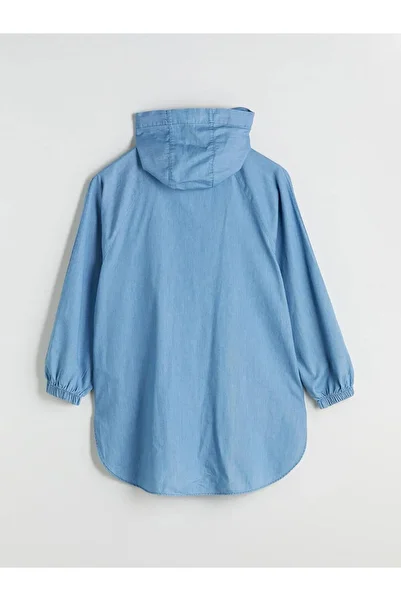 LC Waikiki Hooded Oversize Women's Jean Jacket (W5)