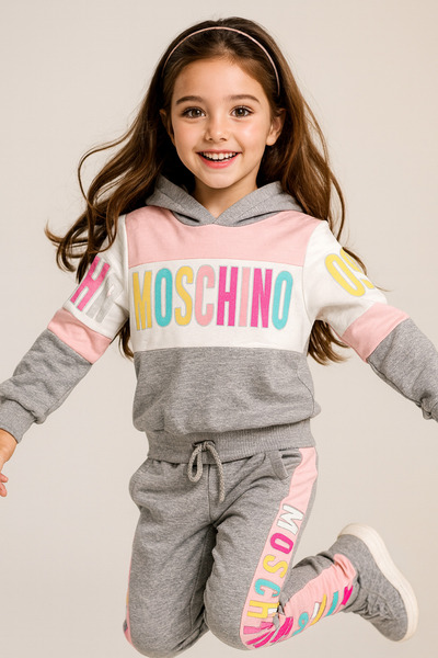 KAMİKAM cu glugă , set de îmbrăcăminte pentru fete cu 2 șnururi de bună calitate