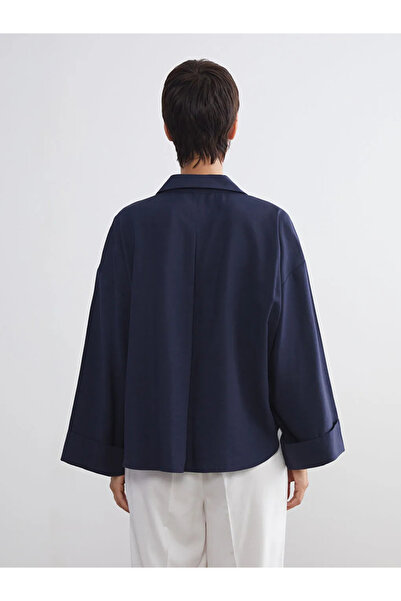 LC Waikiki Oversize Modal Karışımlı Kadın Gömlek