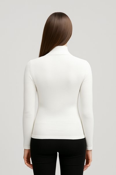 ribac Pack of 3 Women's Basic Full Turtleneck Sweaters
