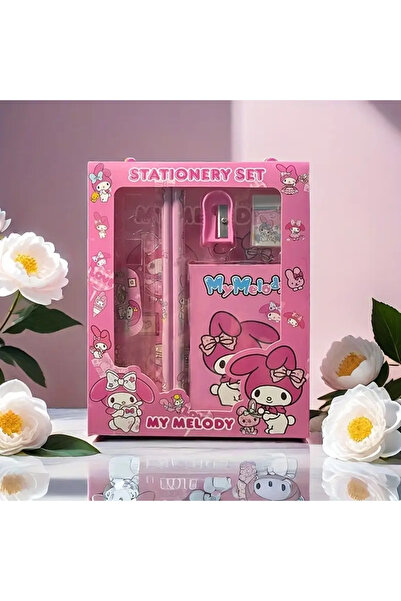 Redhead Sevimli Sanrio Mini Okul Gereçleri Kalem Silgi Kalemtıraş Cetvel Defter