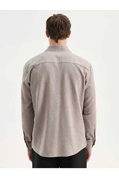LC Waikiki Regular Fit Long Sleeve Dobby Men's Shirt