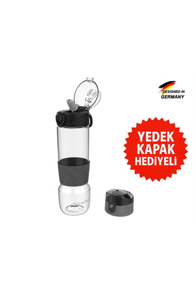 zweikell Targo Switch Şeffaf Bpa Içermez 650 ml Tritan Su Matarası