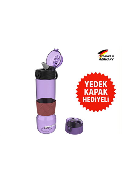 zweikell Tano Switch Mor Bpa Içermez 650 ml Tritan Su Matarası