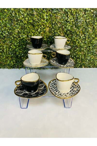 KRD Set of 6 Modern Cups